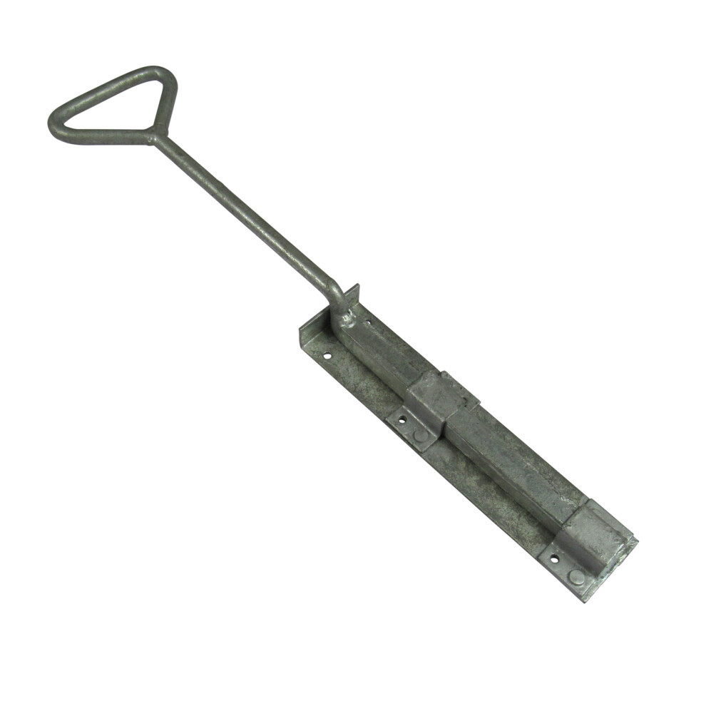 (18", Galvanised) Bow Handle Drop Down Bolt (Heavy Duty Garage Door)