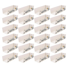100pcs Disposable Snack Boxes Hot Dog Paper Boxes Paper Hot Dog Storage Boxes