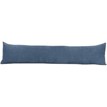 (Denim Blue) Lancashire Textiles Chenille Draught Excluder
