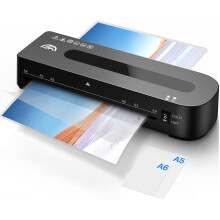MAXDONE Laminator, A4 Laminator Machine with 10 Laminating Pouches, Laminating Machine for Hot Cold Setting, 1-2 Minute Warm Up Time