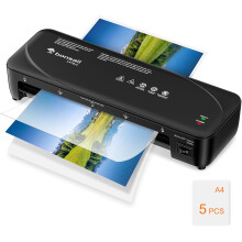 Bonsaii A4 Laminator Machine with Never Jam Technology, Dual Heat Settings, High-Speed Laminating, Max 230mm Width (A4 Size) - Ideal for Home