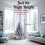 Evre (5ft) EVRE Snow Flock Christmas Tree Pine Cone & Berries 5