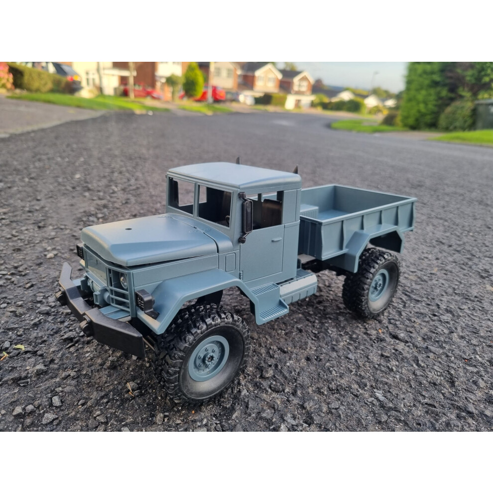 Sammar Gifts (Grey) Army Military Radio Remote Control Climbing Truck Grey