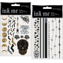 Rimmel Ink Me Metallic Halloween Tattoo-Aufkleber, temporär