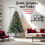 Evre (7ft) EVRE Spruce Christmas Tree Pinecones & Berries 4