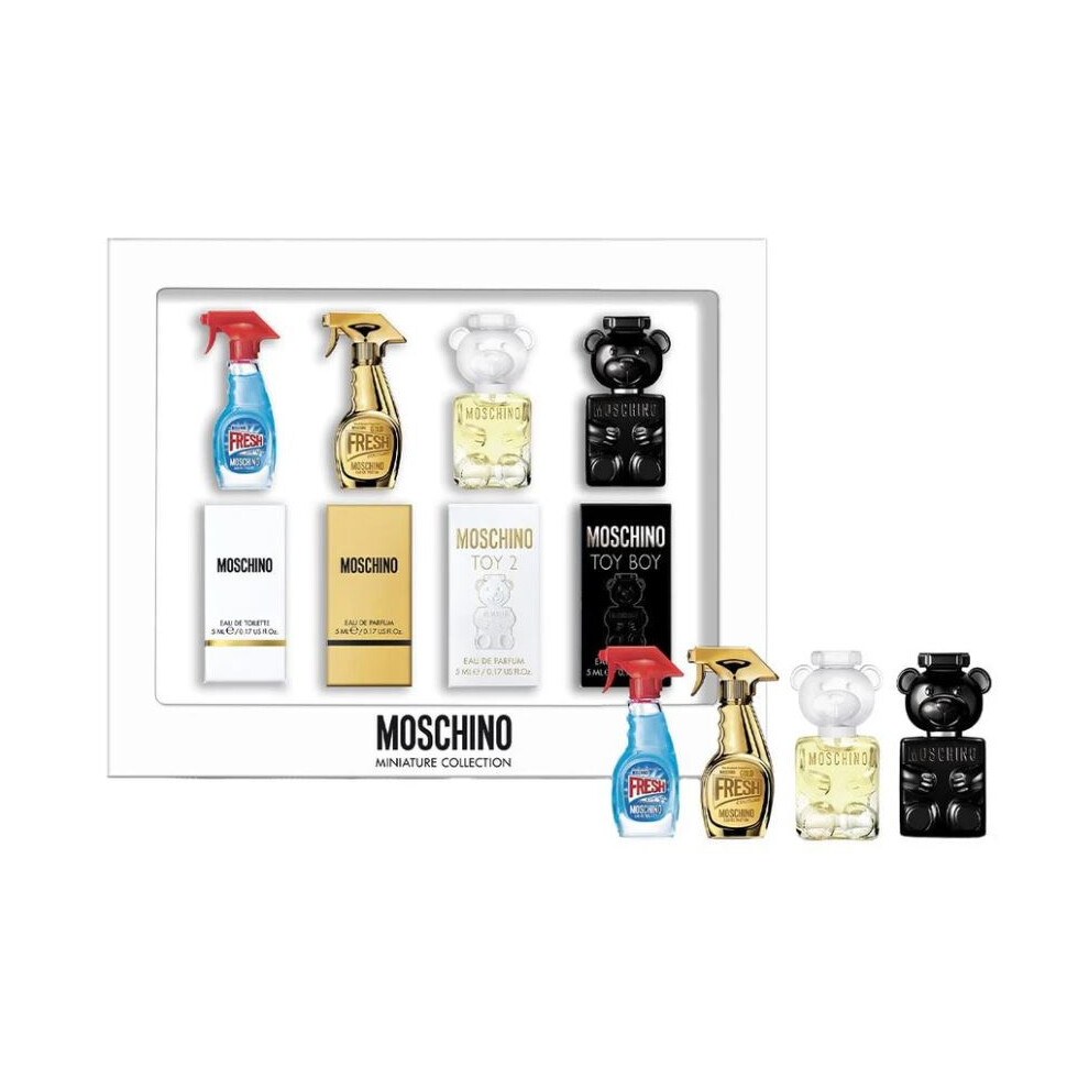 Moschino Fresh Gold Couture 50ml Edp + 3 X 5ml Minature Gift Set