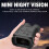 Mini Óculos com Tela Tft de 2 4 Polegadas 1080P Hd Ip54 Câmera Infravermelha Telescópio Binóculos Digitais Preto 4