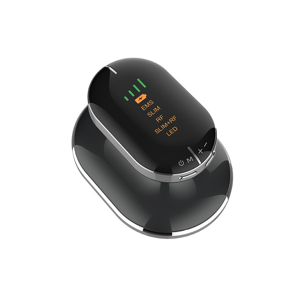 Chronus Professional Body Massager With Radiofrequency And Ems - Anti-Sagging And Led Skin Tightening(Blcak)