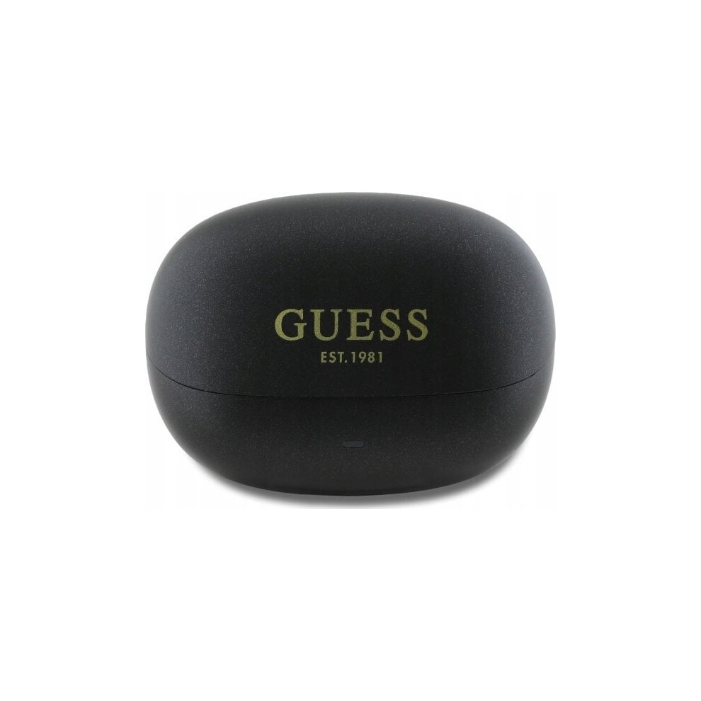 Guess Capsule ANC/ENC TWS Wireless Earbuds with Charging Case Black - GUTWST88MCTGK