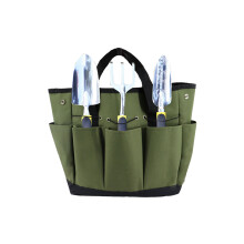 Garden Tool Bag Gardening Tote With Pockets Garden Plant Tool Set Store Content Bag-Army Green