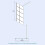 NES Home Nes Home Black Grid 700mm Shower Screen 8mm Tempered Glass With 300mm Return Panel 12