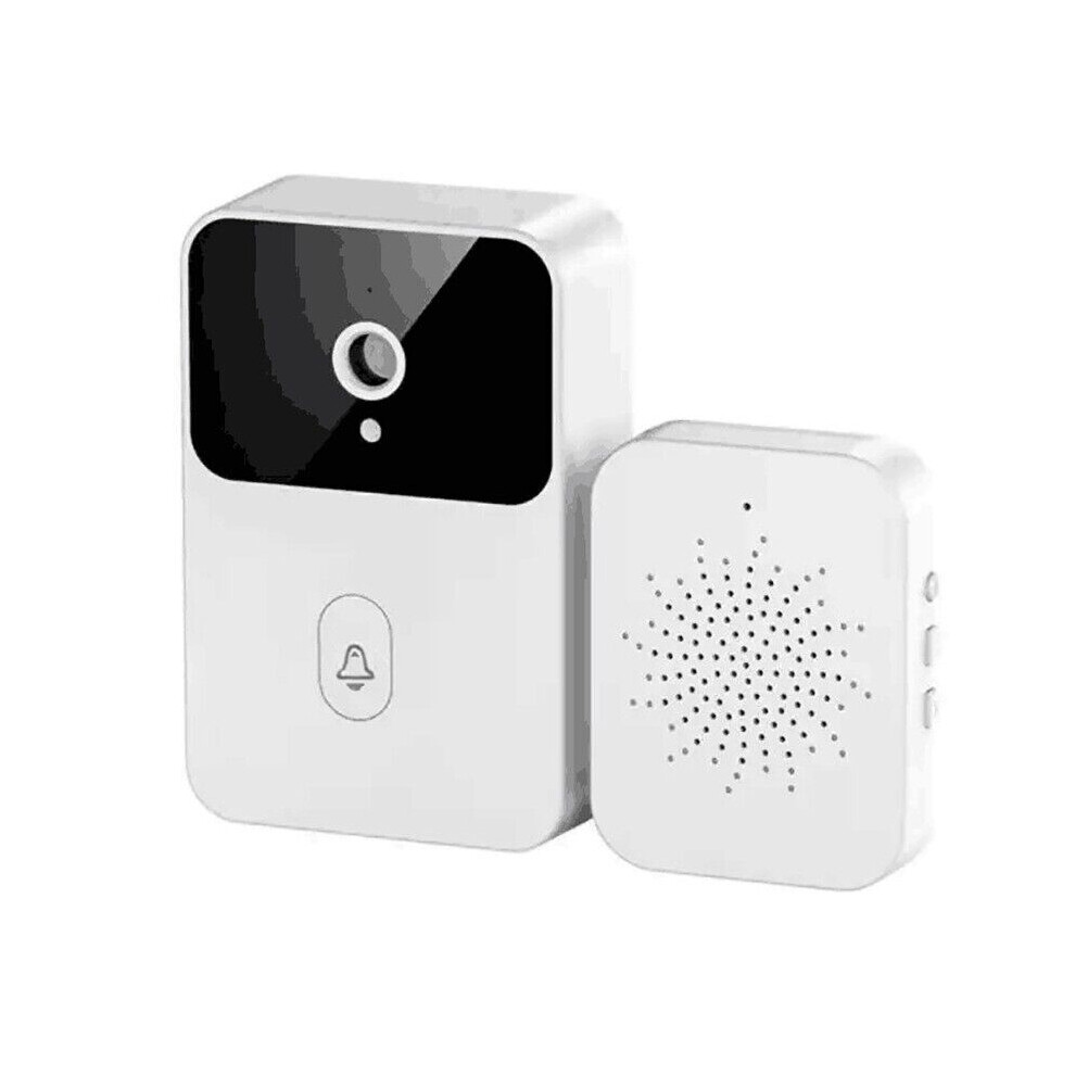 Smart Wireless WiFi Ring Doorbell Security Intercom Video Camera-White