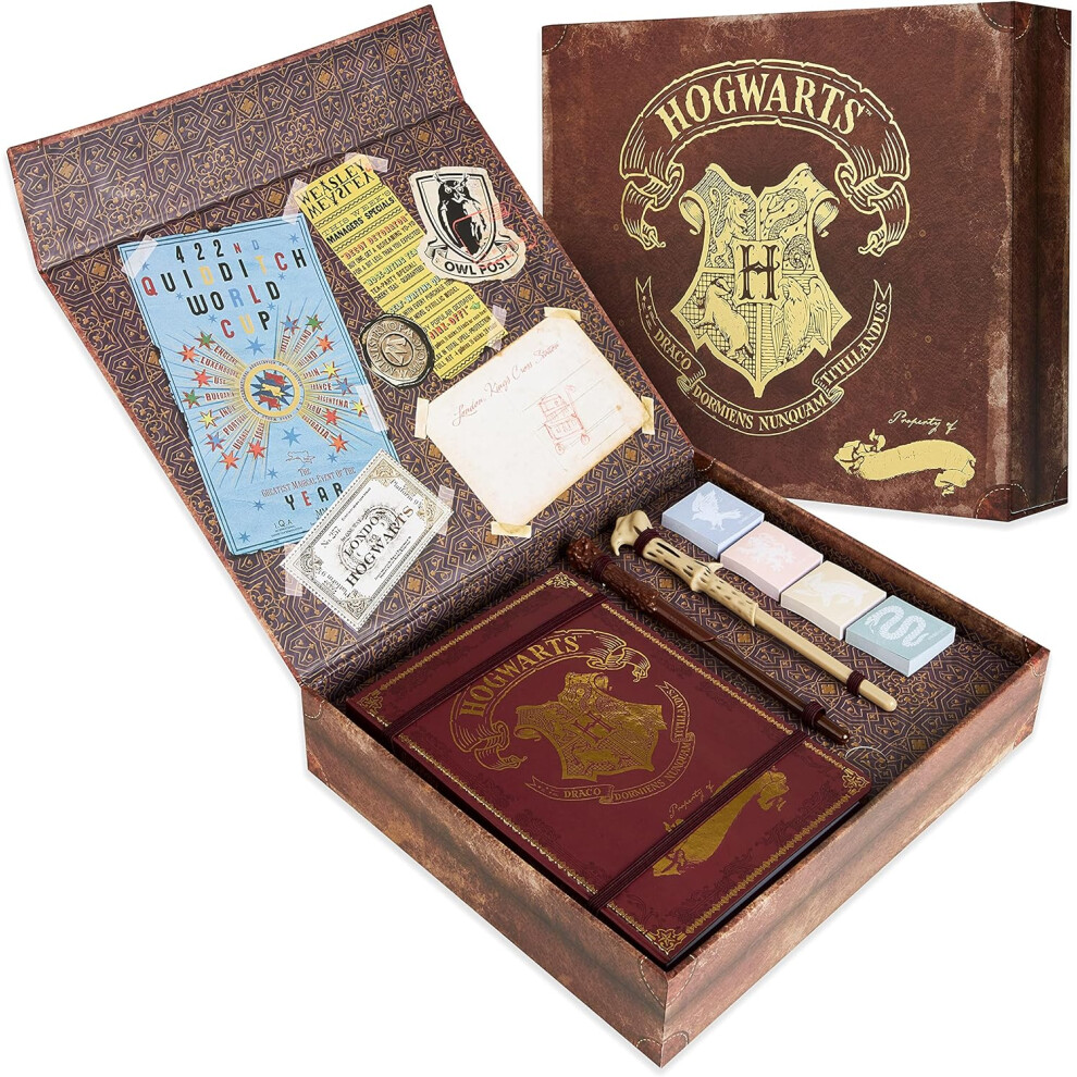 Harry Potter Gifts, Stationery Set With Notebook, Wand Pen, Letter Writing Set With Envelopes And Stickers