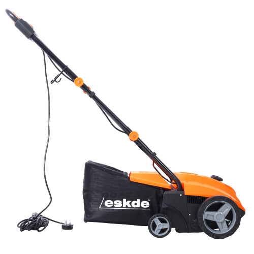 eSkde Electric Scarifier Lawn Aerator Lawn Rake Interchangeable Rollers 4 Height Settings ESRAS2 2