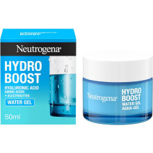 Neutrogena Hydro Boost Water Gel Face Moisturiser with Hyaluronic Acid, Oil-Free, 72h Hydration, 50 ml | Code: Hydro Boost Water Gel Face Moisturiser