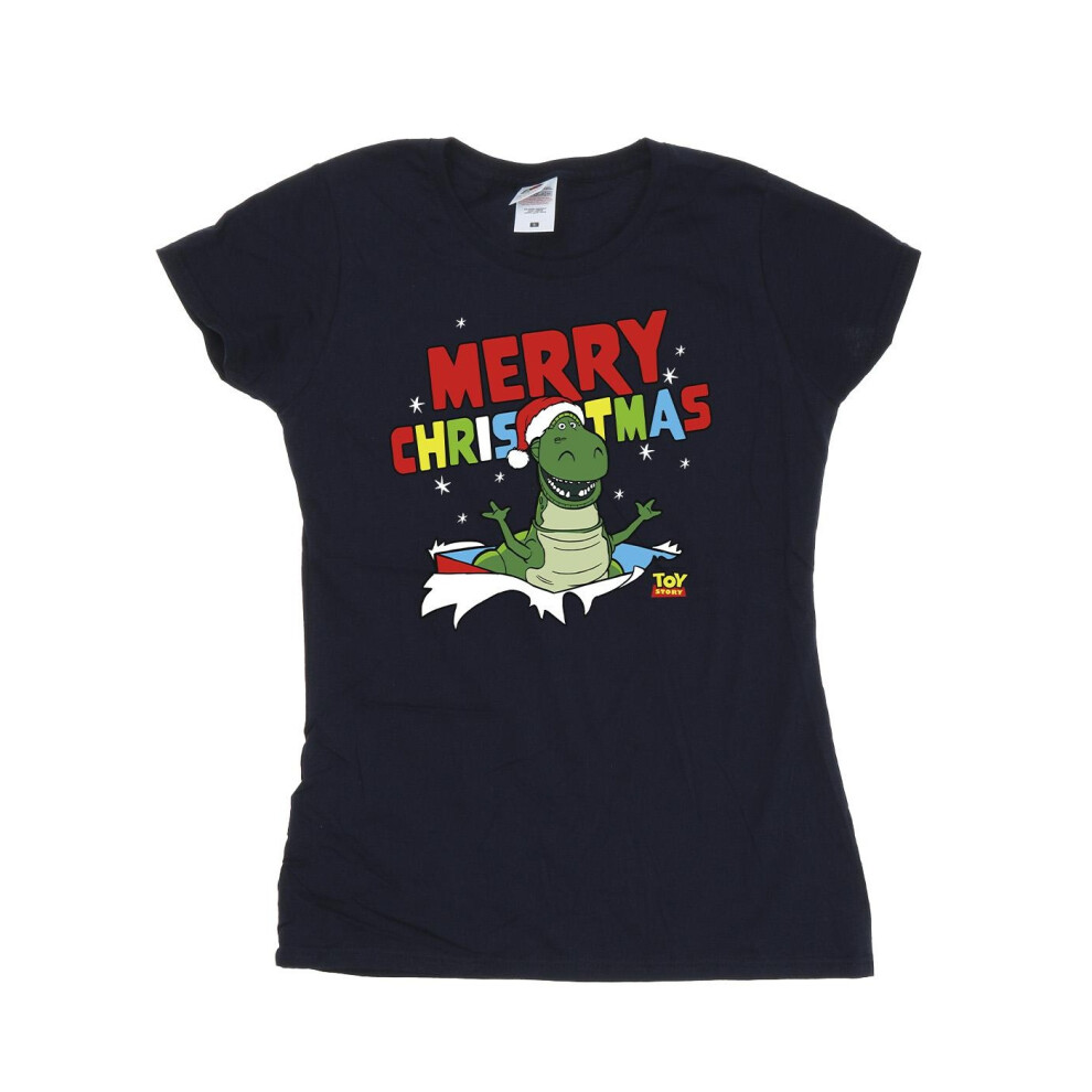 Toy Story Rex Christmas Burst Cotton T-Shirt