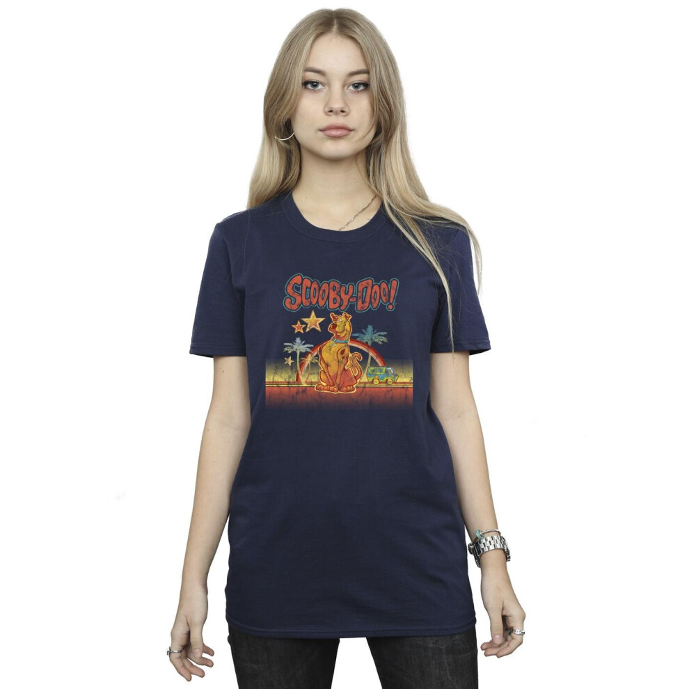 Palm Trees Cotton Boyfriend T-Shirt