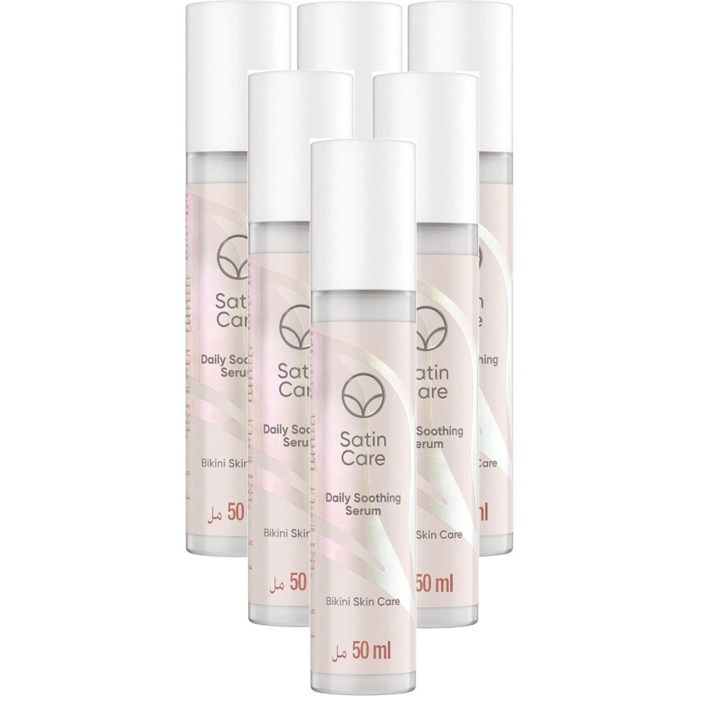 Satin Care 6Xgillette Daily Soothing Serum For Bikini Skin Care 50Ml