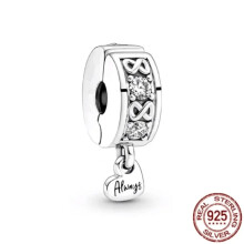 (SMC913) NEW Original 925 Sterling Silver Family Tree Heart Animal Mother Wings Heart Beads Charms for DIY Bracelet Women Jewelry Gift