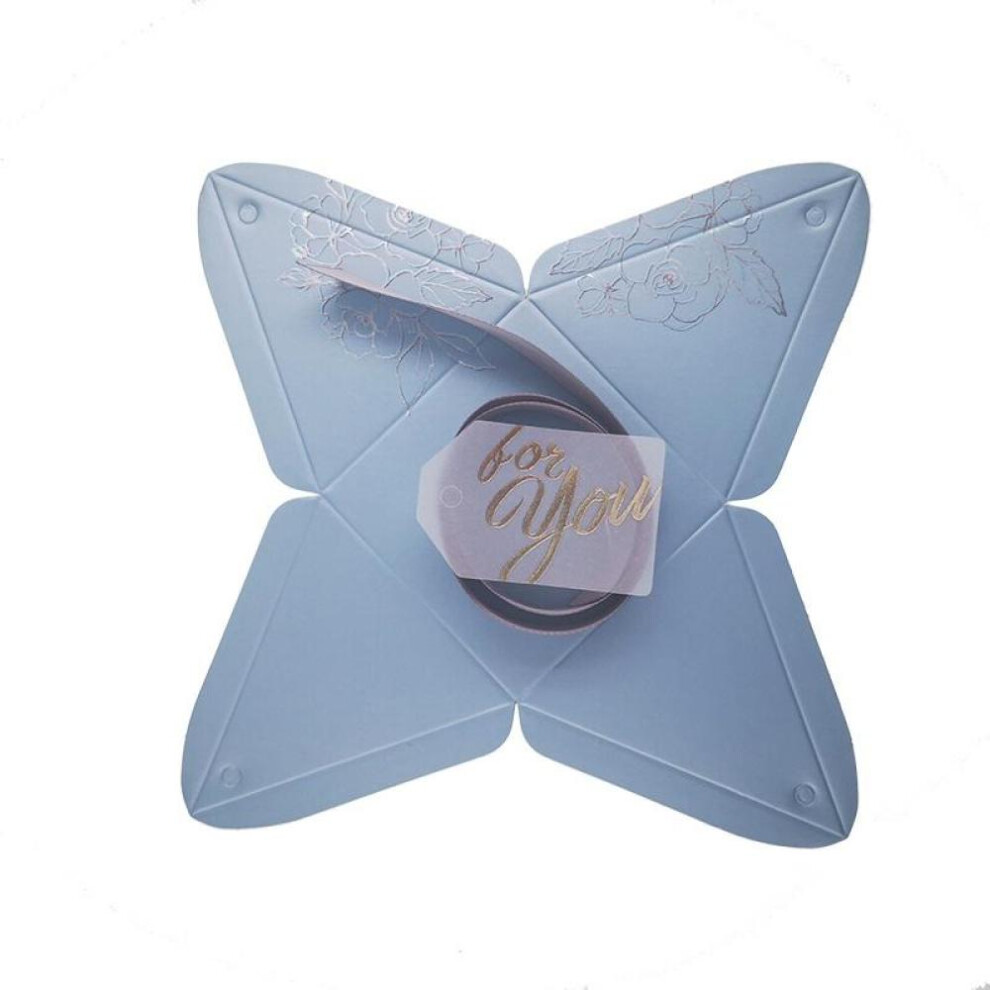 (20 PCS, Blue) 20/50 Pcs Triangular Pyramid Marble Candy Box Wedding Favors Gifts Boxes Bomboniere Party Supplies