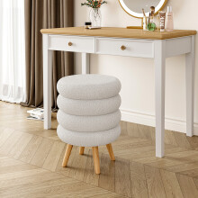 Creative Teddy Bear Fabric Footstool