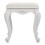 Living And Home Premium Makeup Dressing Stool Faux Fur Upholstered Stool 3
