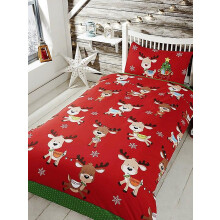 Rudolph & Friends 4 in 1 Junior Bedding Bundle (Duvet, Pillow and