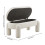 Living And Home White Upholstered Storage Bench Foot Rest, 110x50x84cm 8