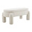 Living And Home White Upholstered Storage Bench Foot Rest, 110x50x84cm 3