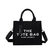 (Black, Large) letter the large capacity fashion tote bag