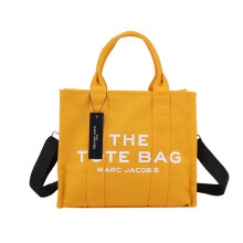 (Yellow, Large) letter the large capacity fashion tote bag