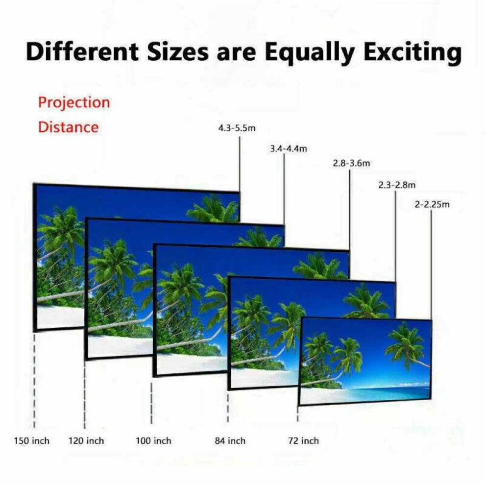 (221*125cm) Foldable Projection Screen For Outdoor Use