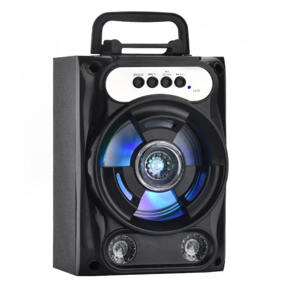 Portable Size  Bluetooth Speaker Wireless Sound System Bass Stereo with LED Light Wireless Outdoor Sport Travel