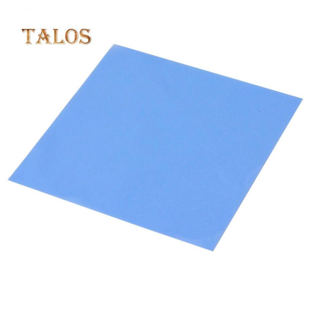 100mm x 100mm x 0.5mm Blue GPU CPU Heatsink Cooling Thermal Conductive Silicone Pad High Quality