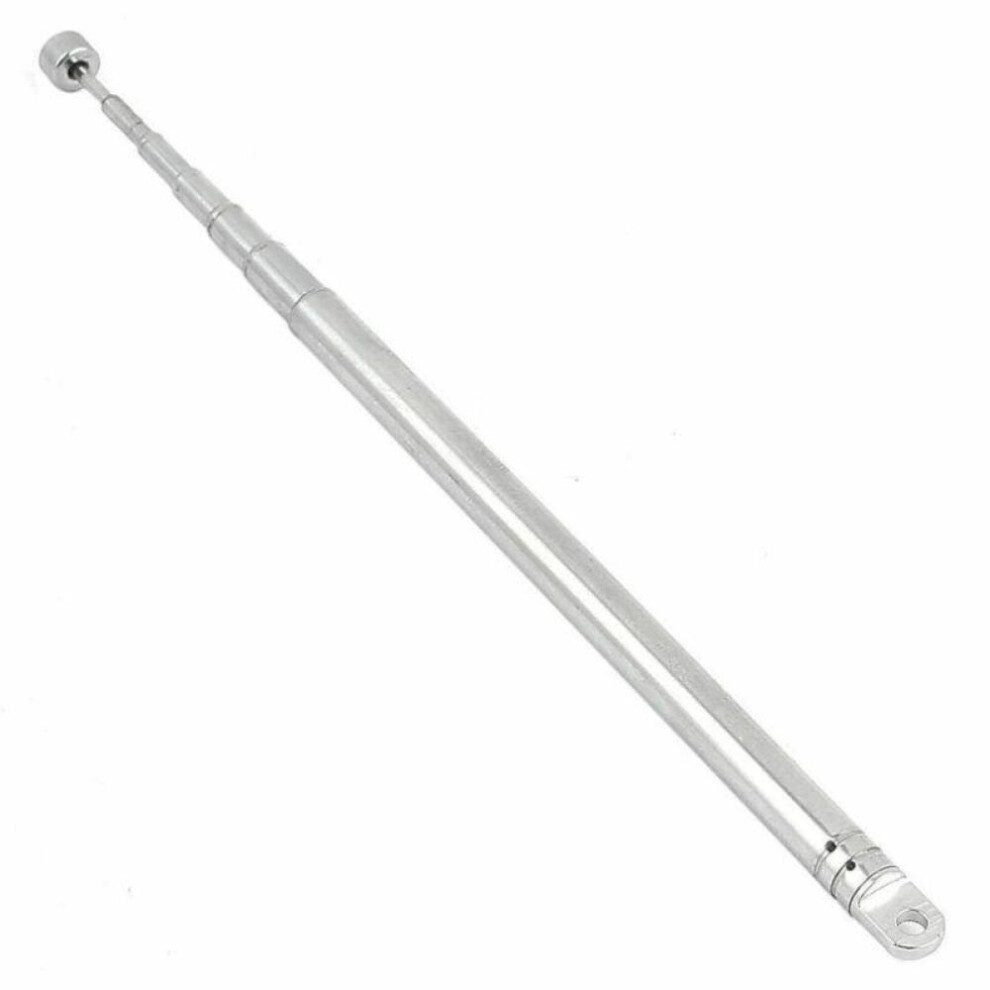 1pc Brand New 7 Sections Replacement Telescopic Antenna TV Radio DAB AM/FM Universal Telescopic Antenna