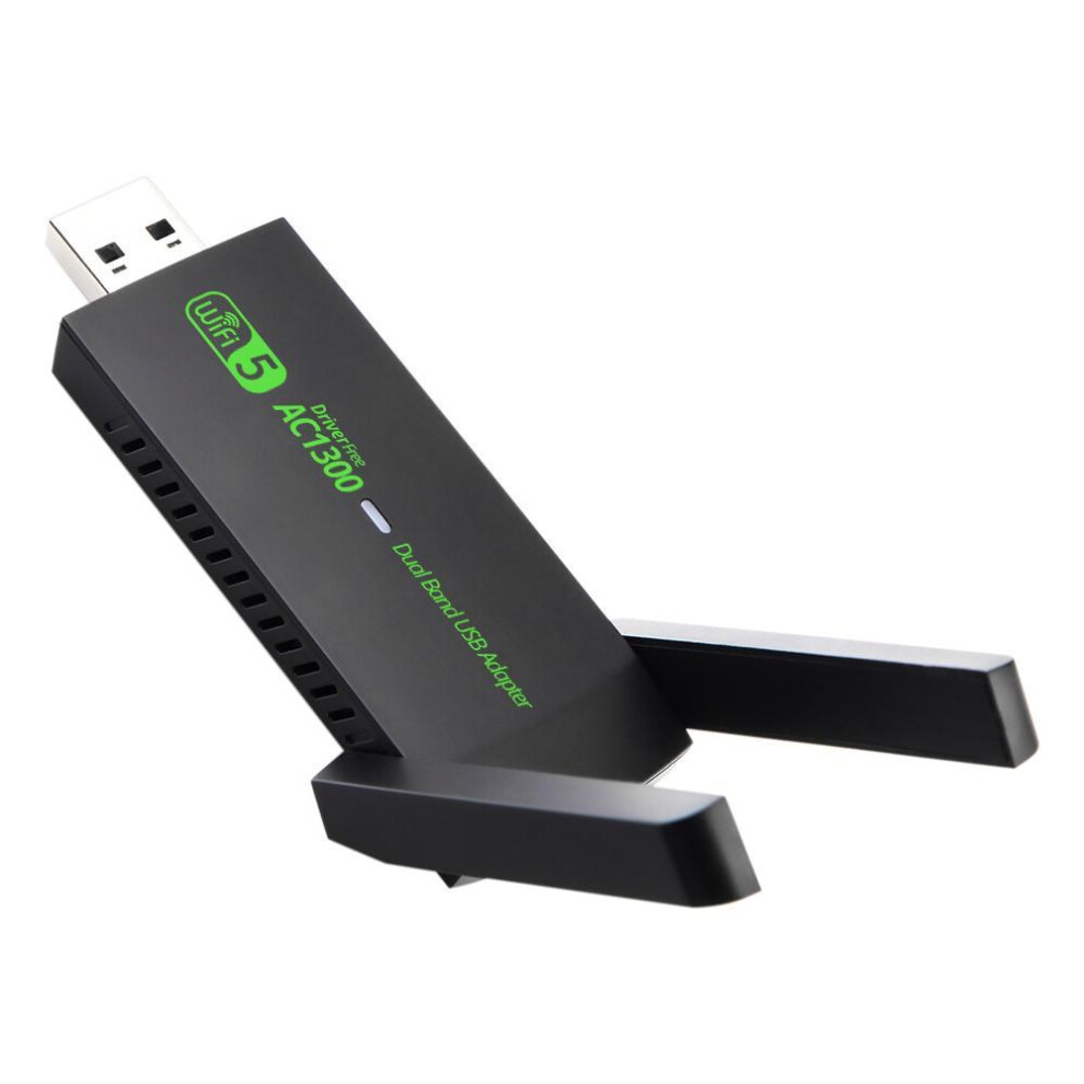 1300Mbps Dual Band WiFi Adapter USB 3.0 Wireless Network Card 2.4G/5GHz Mini WiFi Dongle Receiver Transmitter for PC /Laptop/Desktop
