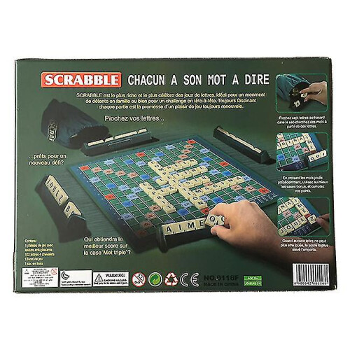 (Russian version) Scrabble Game  Children Board Toys Game 1