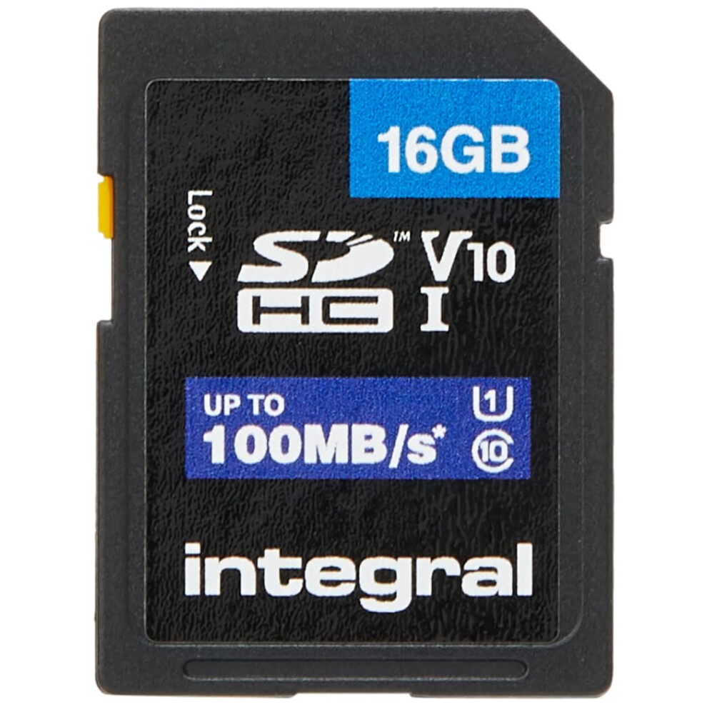 16Gb Sd Card High Speed Memory Sdhc Up To 100Mb/S V10 Uhs U1 5055288441248