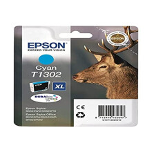 Cartucho de tinta - EPSON - T1302 - Cian - 10,1 ml - Tinta DURABrite Ultra