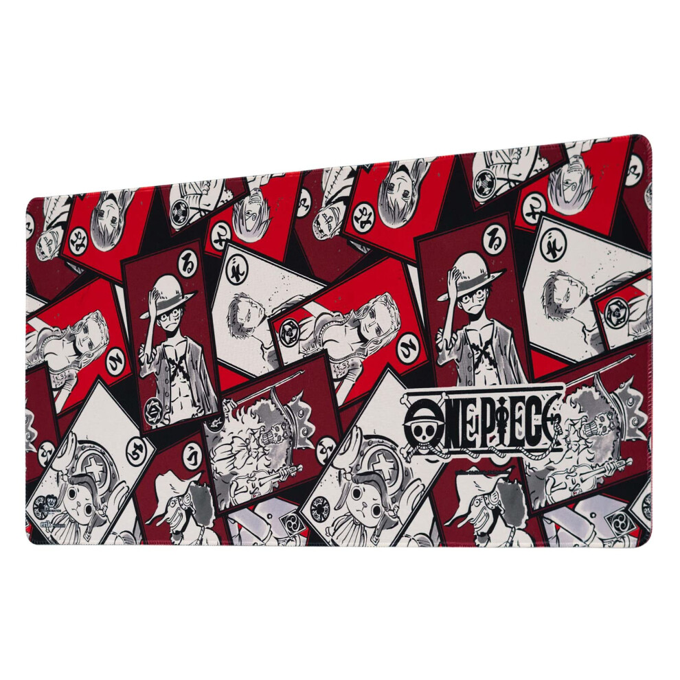 One Piece Xxl Mouse Mat - Desk Pad - 31.5" X 13.78" Non-Slip Rubber Base Mouse Pad, Gaming Mouse Pad, Keyboard Mouse Mat - Manga Gifts 8435497270049