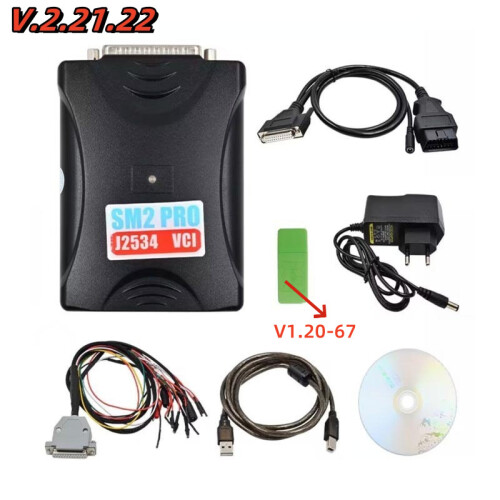 SM2 PRO J2534 VCI 67in1 Pcmflash ECU Programmierer Kit 1