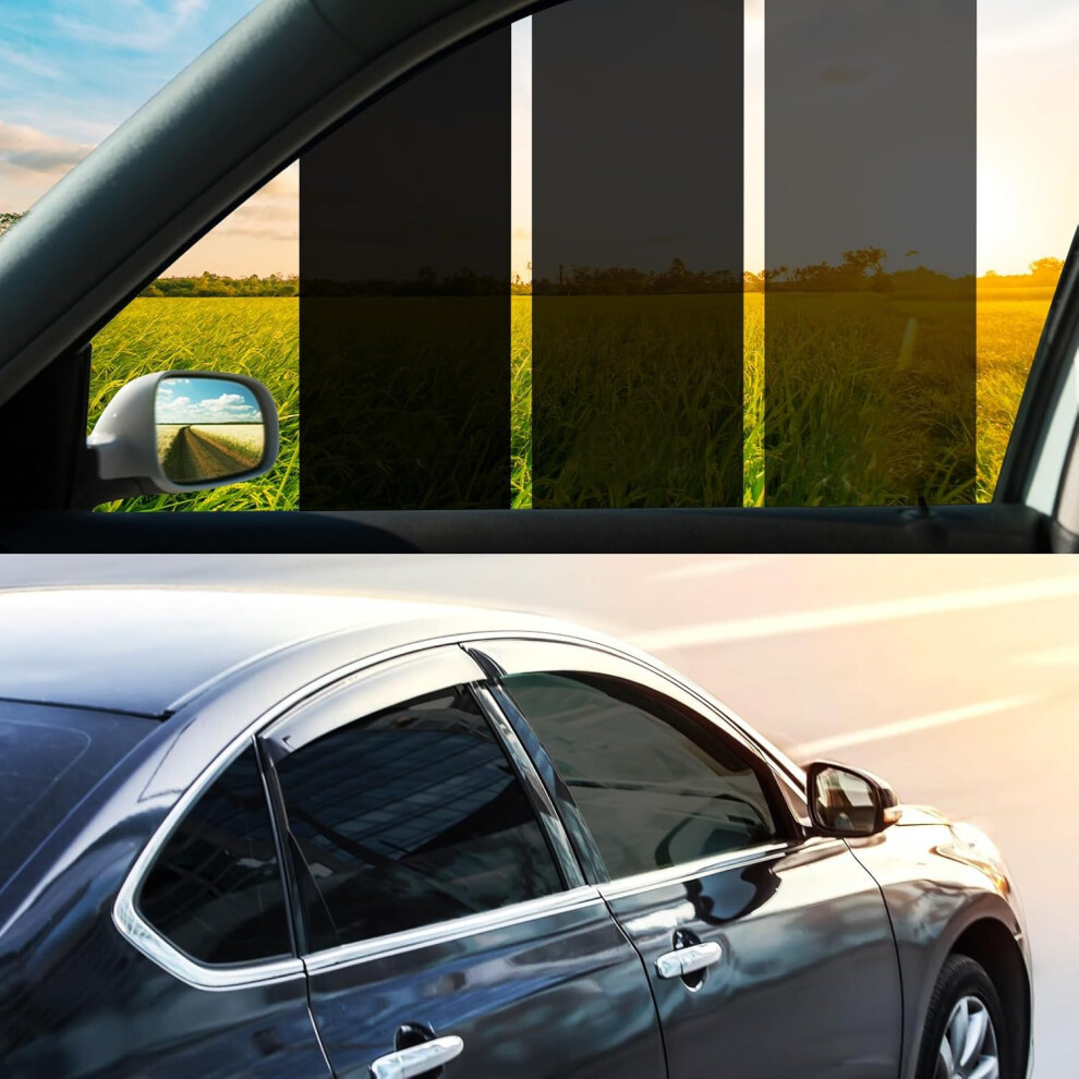 Vepagoo Universal Car Window Tint Film 35% Vlt- 6.1M X 50Cm Ceramic Privacy Window Tint, Blocks Uv/Ir Rays, Heat & Glare Light 885334823668