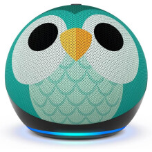 Echo Dot Kids (Newest gen) | Wi-Fi and Bluetooth smart speaker with Alexa | With 1 year of Amazon Kids+ content | Owl