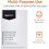 Multi-purpose Copy Printer Paper, A4 80 gsm, 2500 Count (Pack of 5), White 6