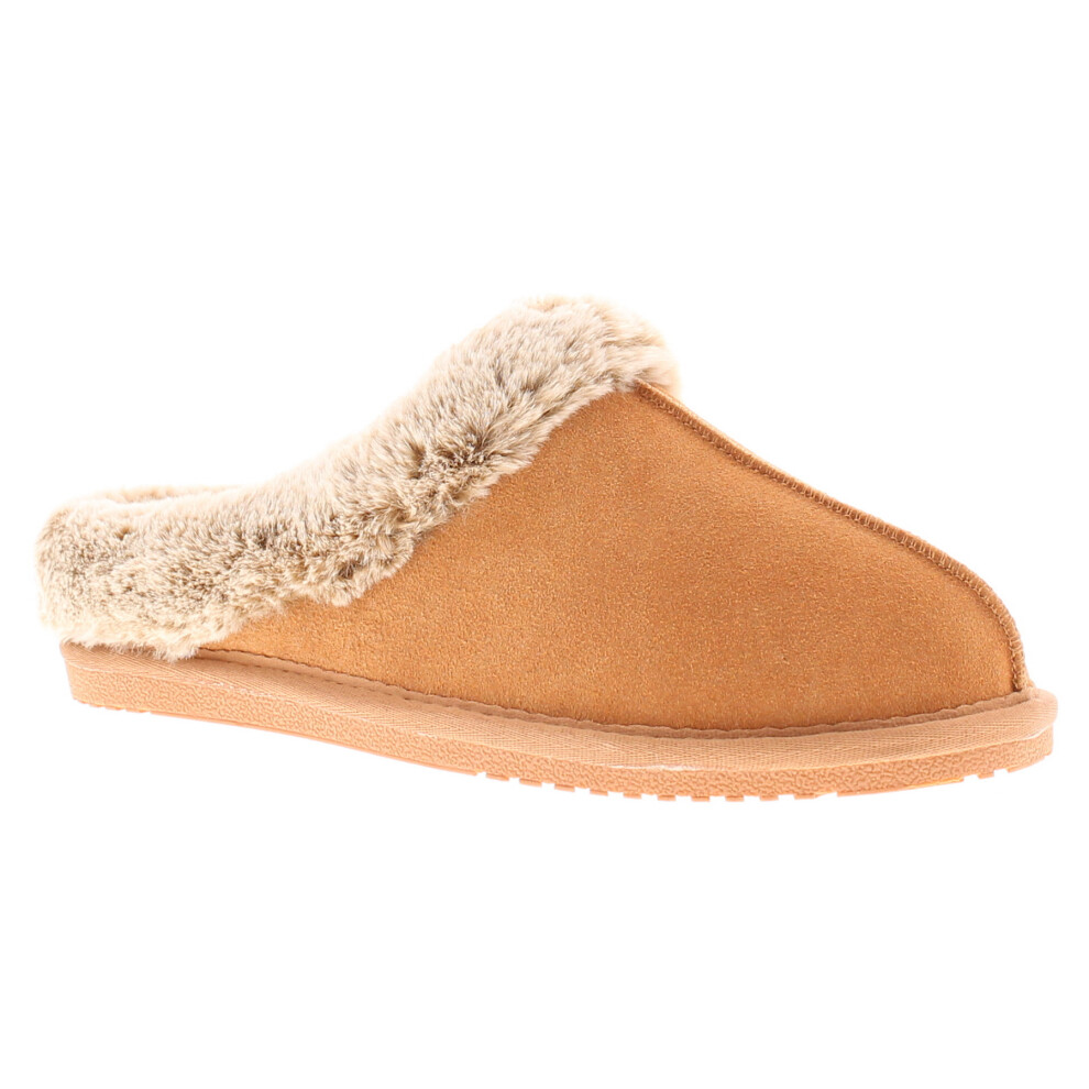 (Tan, 5 (Adults')) Hush Puppies Amara Women's Slippers UK Size