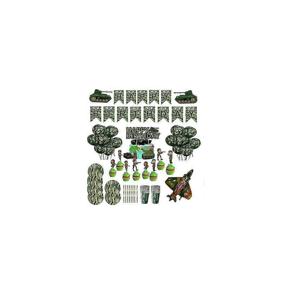 Ballons De Baudruche Camouflage Parfaits Pour Les CéLéBrations Ou Les FêTes Sur Le ThèMe De La Chasse Ou De L'arméE.-image