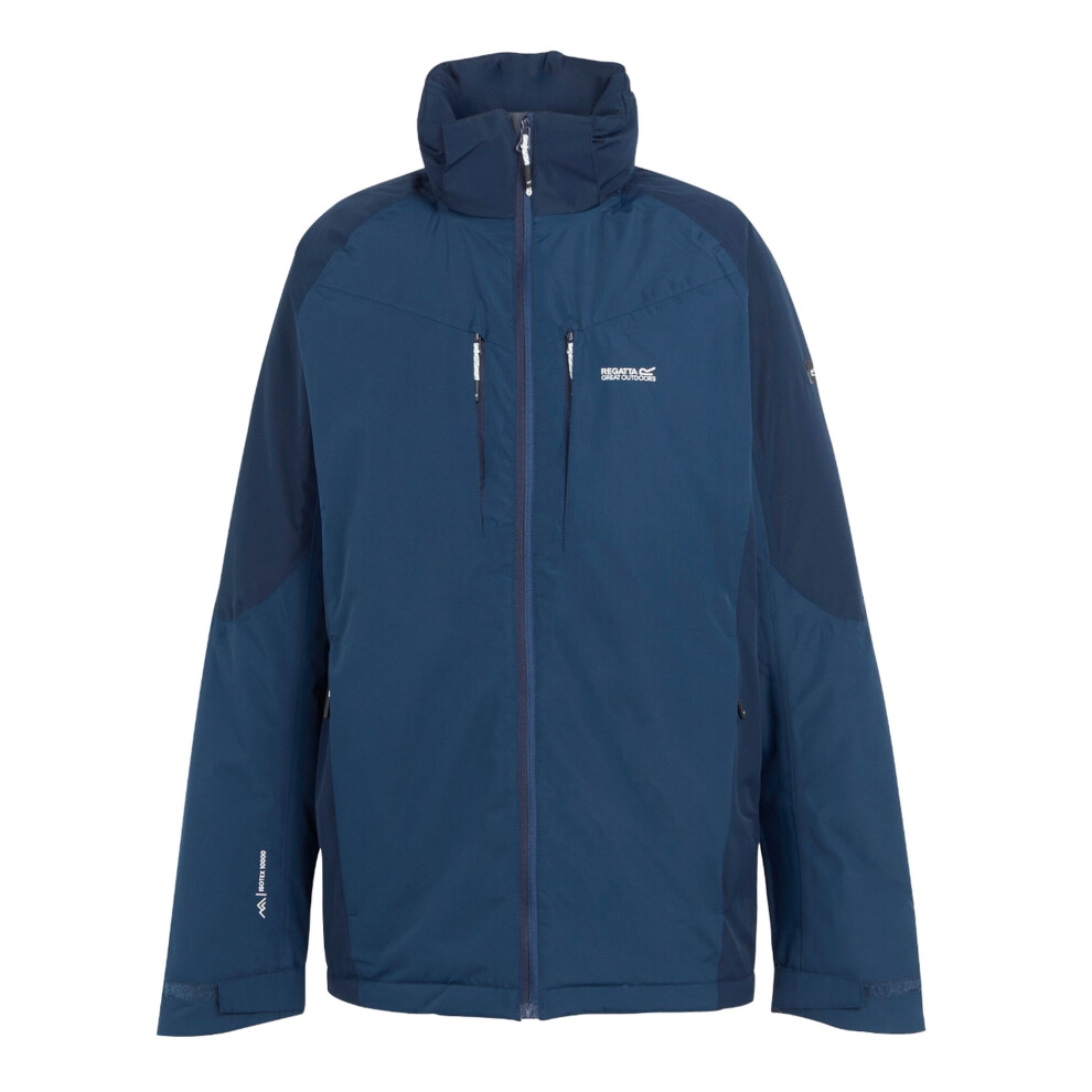 (L, Moonlight Denim/Navy) Regatta Mens Calderdale II Winter Waterproof Jacket