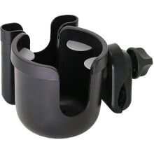 (Black) Baby Universal Stroller Cup And Bike Water Bottle Holder With Phone Holder