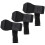 (Black 3) 3pcs Universal Microphone Clamps Microphone Holder Clips Universal Microphone Clips Universal Clips 1