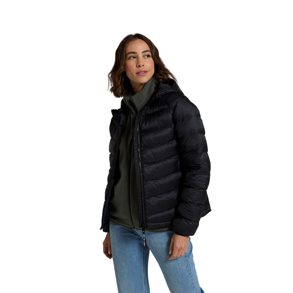 (12 UK, Jet Black) Animal Womens/Ladies Light Cloud Cosi Padded Jacket